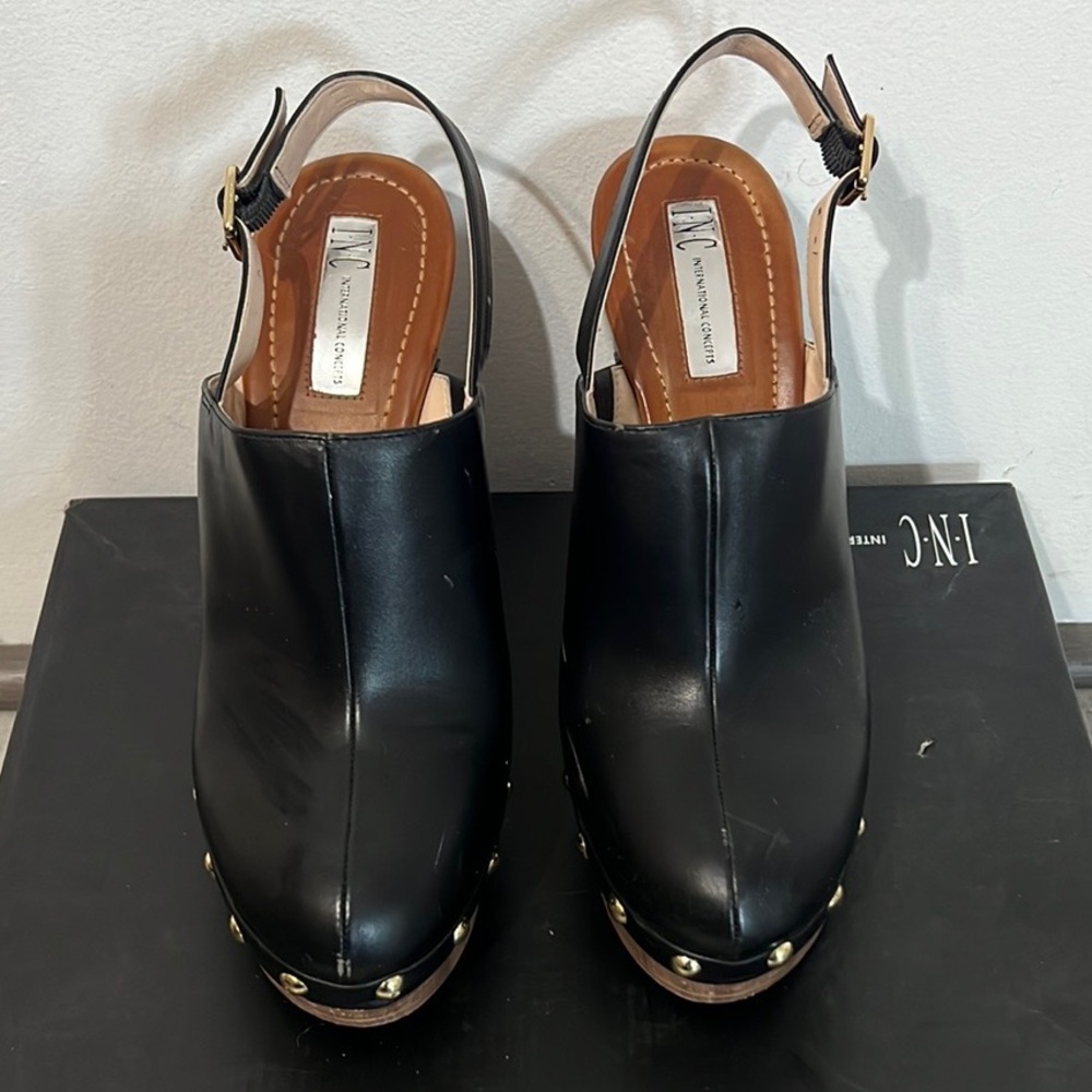INC international concepts platform heels. Very good cond. size 9 1/2 manmade